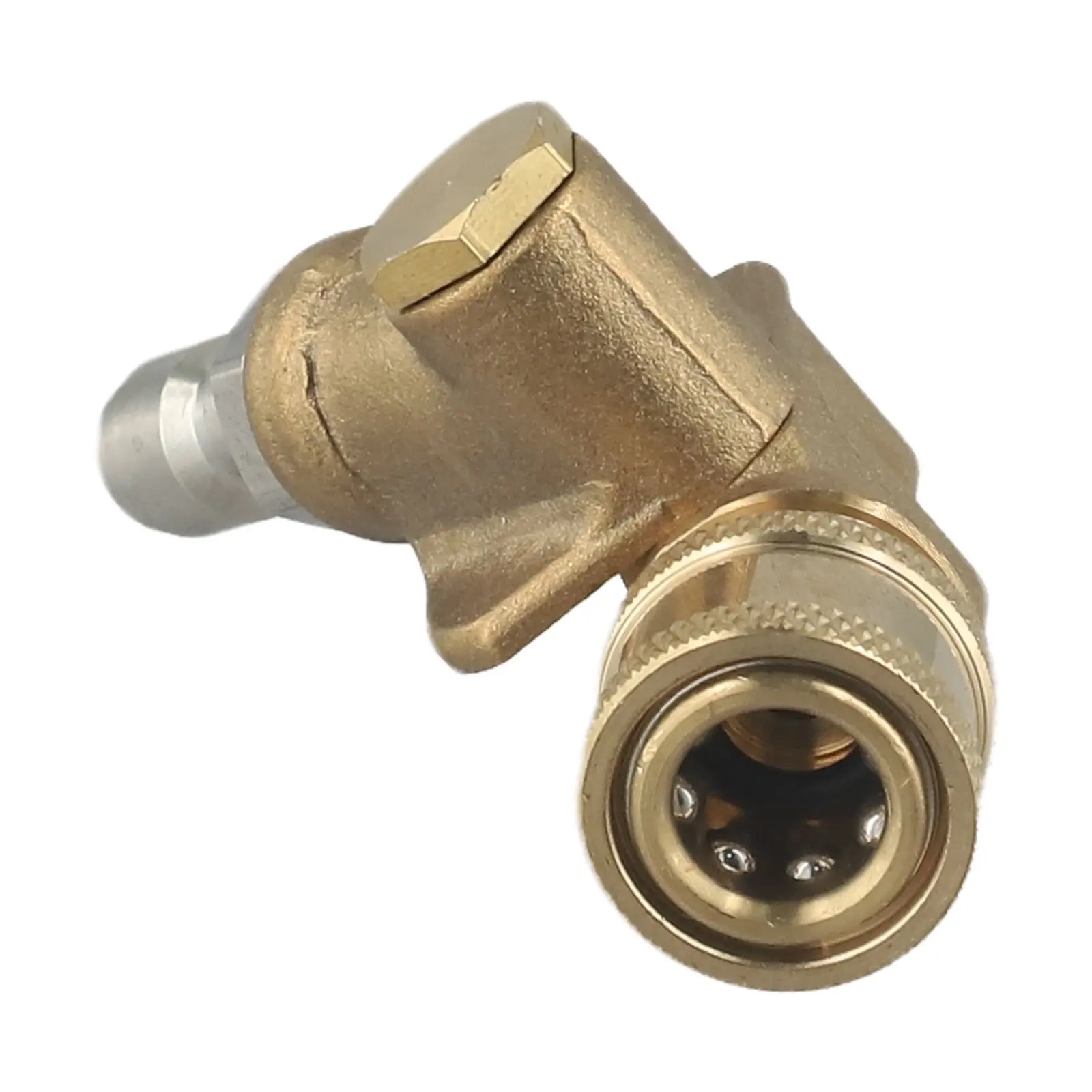 

For Boats For Car Owners High Pressure Nozzle Cleaning Connector Garage 360-degree Swivel Joint Alloy Material