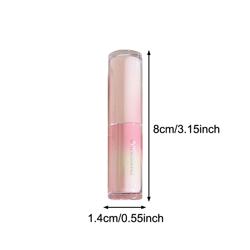 "1Pc HERORANGE Water Gloss Mirror Lipstick Crystal Jelly Transparent Lip Stick Moisturizing Long-lasting Solid Lip Gloss Makeup