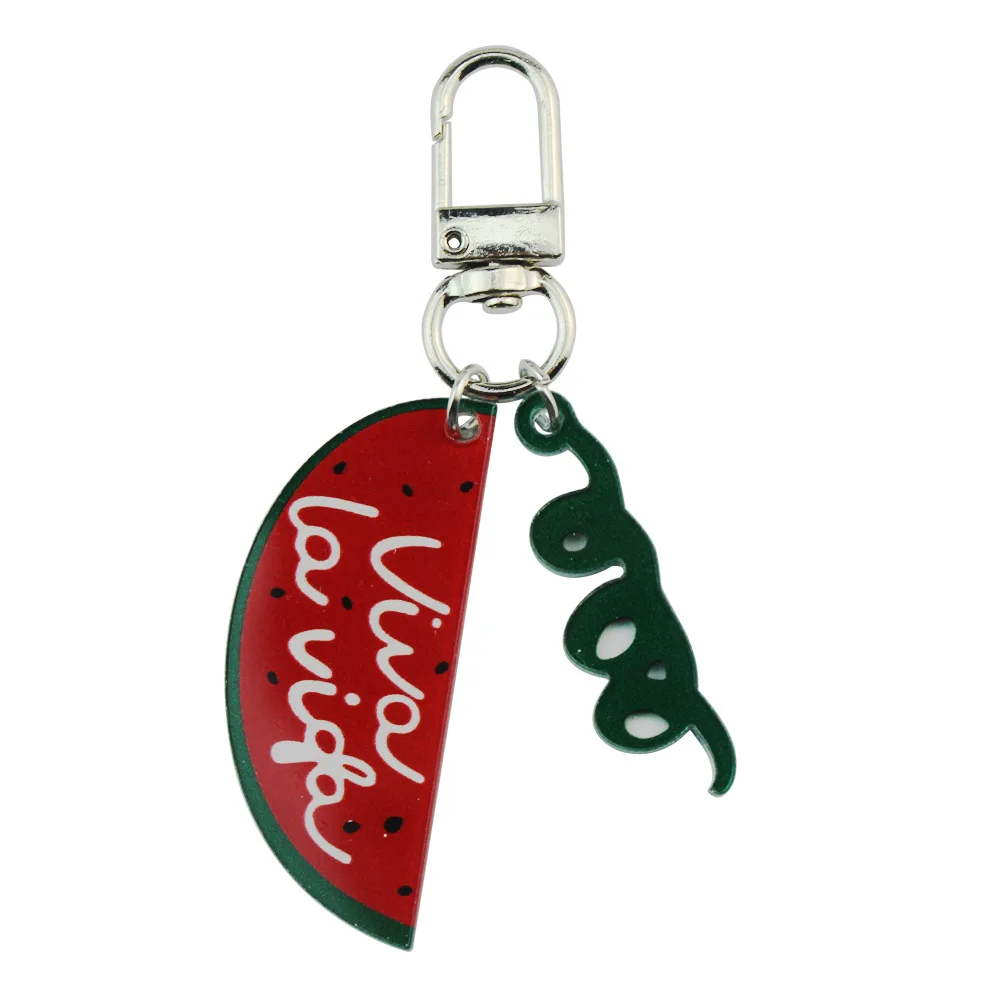 فيفا لا فيدا سلاسل المفاتيح حقيبة قلادة اكسسوارات هدية المسلسل التلفزيوني الساطع البطيخ فانجابونيلاتا وورترميلون تأثيري سلسلة مفاتيح أكريليك #5