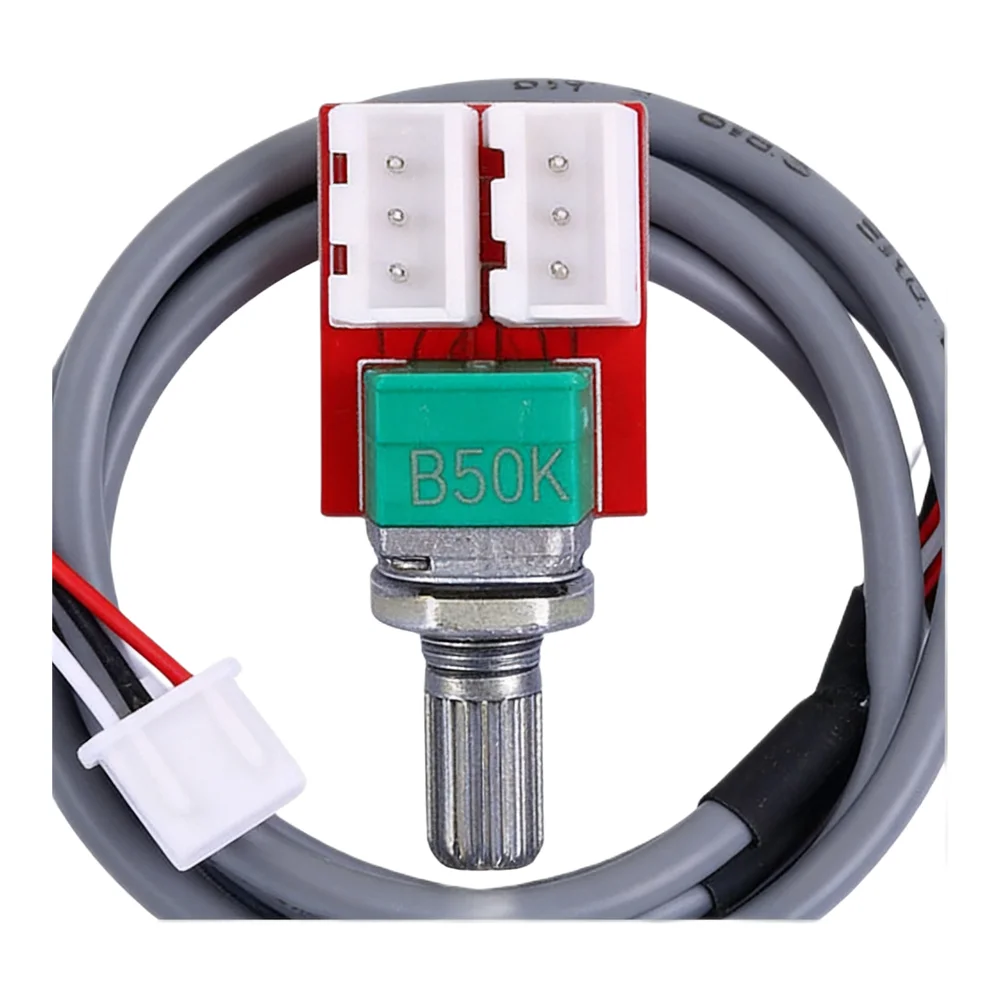 2.54mm Connector Volume Control Board for For duplex 50K Potentiometer with 300mm Shielded Cable for Sound Systems Setup