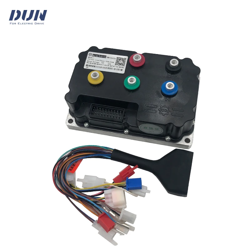 ND72360 72V 190A Rate Volt 48v/60v/72v Hall Sensor BLDC Controller with DKD Display & T08 Throttle Kits for 3000W-4000W Motor
