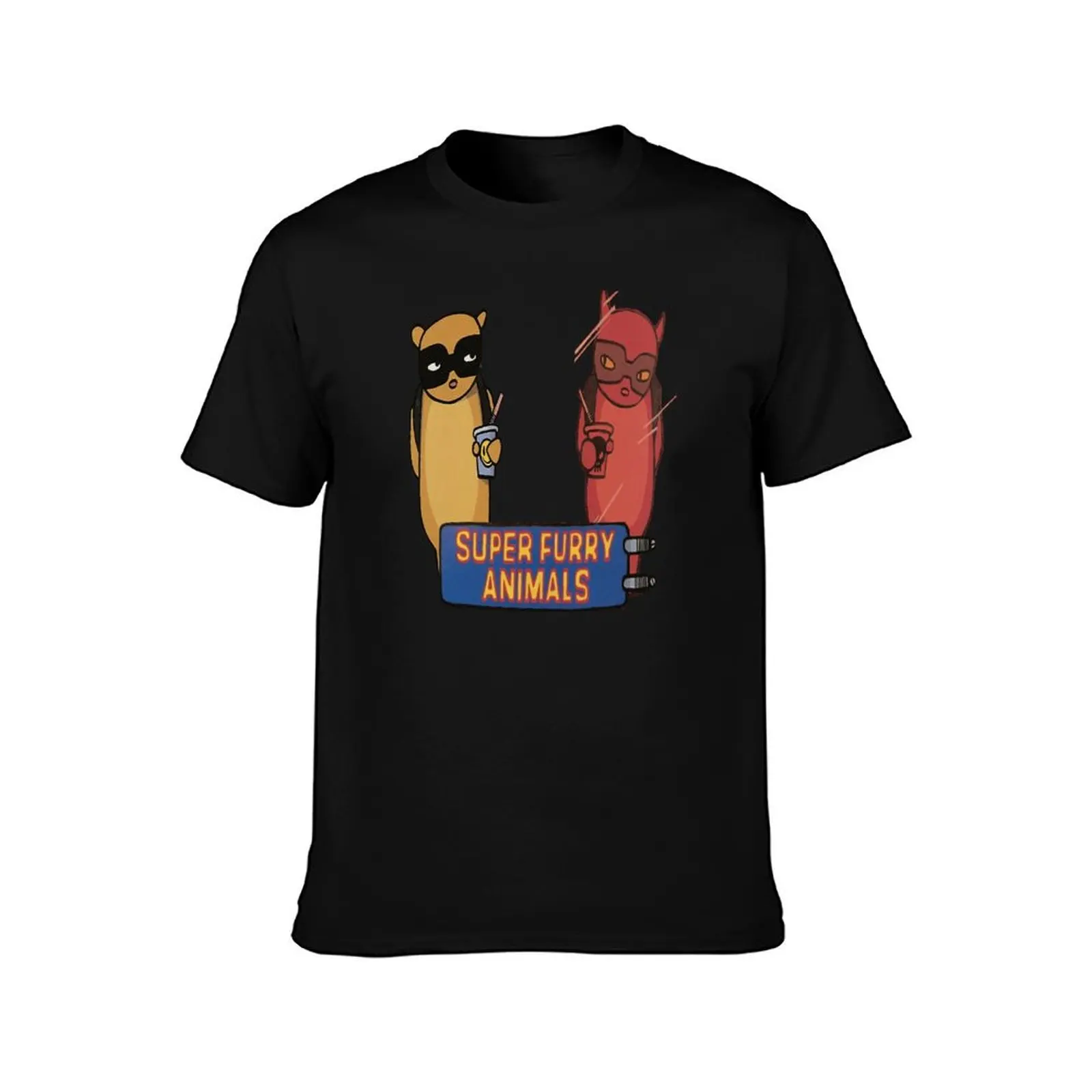 Super Furry Animals T-Shirt Basic Simple Design Short Sleeve Shirt T-Shirt