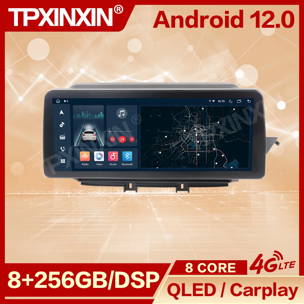 12.3 Inch Multimedia Radio With Android Screen For Hyundai Elantra 2017 2018 2019 2020-2022 GPS Car Intelligent System Head Unit