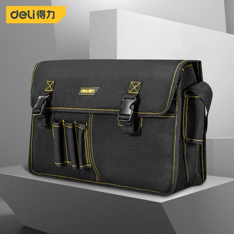 Large Capacity Tool Bag Case Backpack Suitcase for Tools Storage Bags Multifunction Electrician Repair Kit Thick Fabric Belt Bag