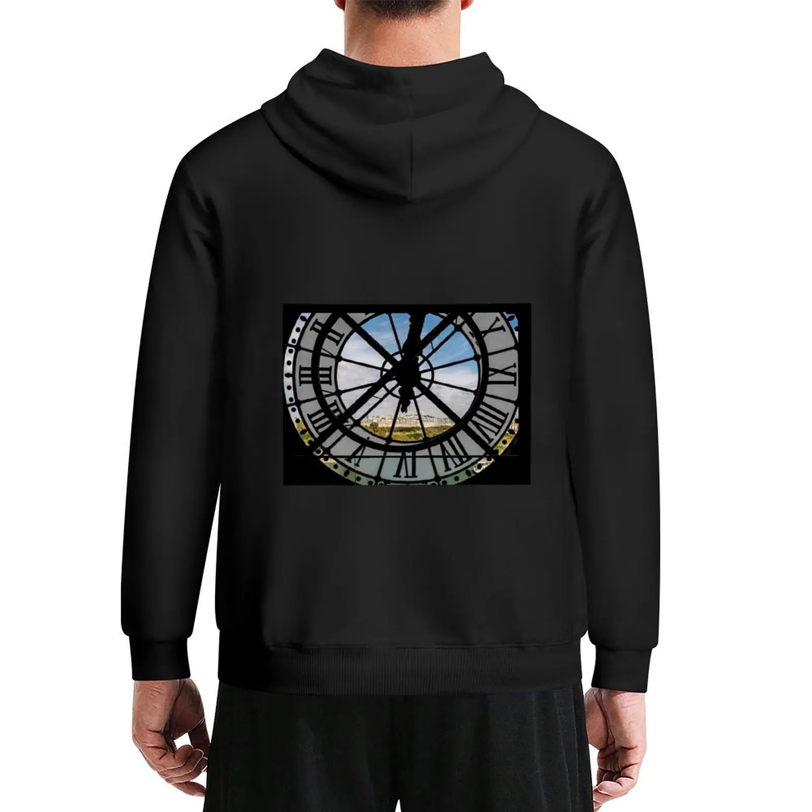 

Giant clock - Musee d'Orsay, Paris Hoodie autumn clothes winter clothes men's autumn clothes hooded shirt autumn hoodie