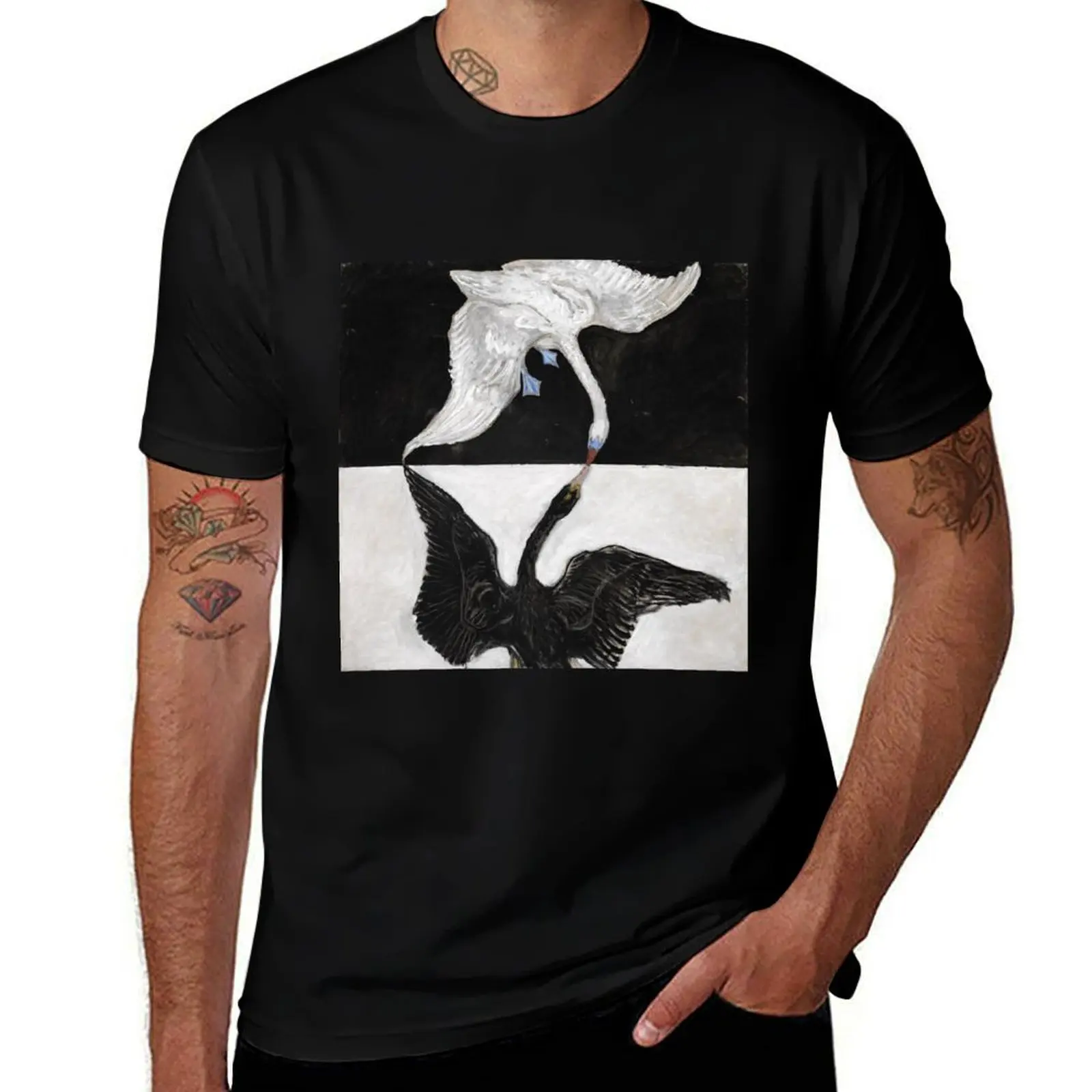 

The Swan by Hilma af Klint, 1915 T-Shirt rapper graphic tees shirts graphic tees shirts graphic tee plus size men clothing