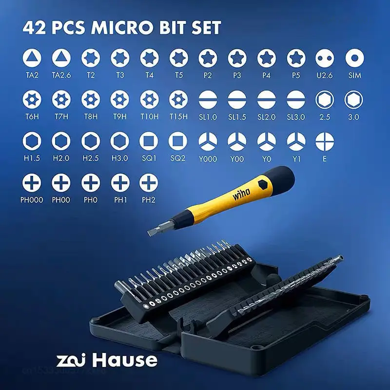 Xiaomi Wiha Zai House Anti-static 40 in 1 Precision Screwdriver Set Multi-functional Screwdriver for Home Portable Service Tool