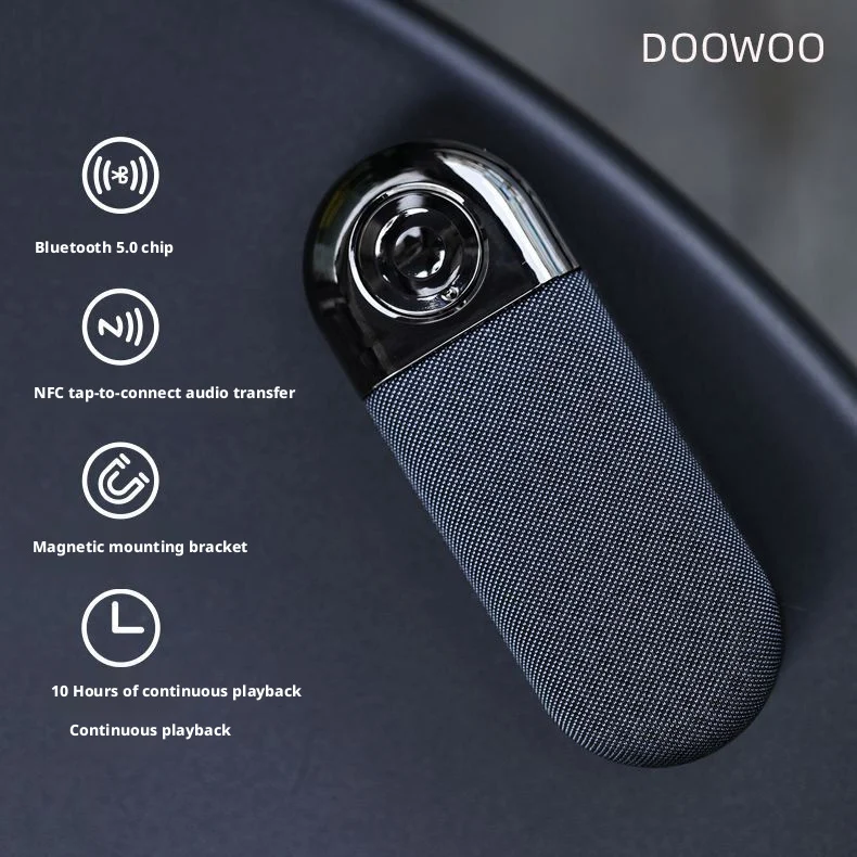 

2-in-1 NFC Bluetooth Speaker with Phone Stand Hands-free Calling Heavy Bass Desktop Portable Bluetooth Speaker