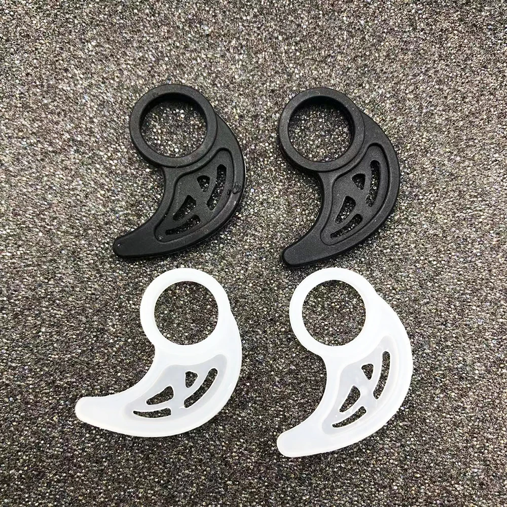 ユニバーサルシリコーンイヤホンクリップフックイヤーフックヘッドフォン耳フックハンガーシリコーンブラケットホーンスポーツイヤーフック