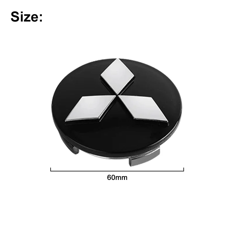 Car Styling Auto Wheel Hub Center Caps Rim Cover Badge Emblem For Mitsubishi Pajero ASX Lancer Pajero Outlander L200 EVO Lancer