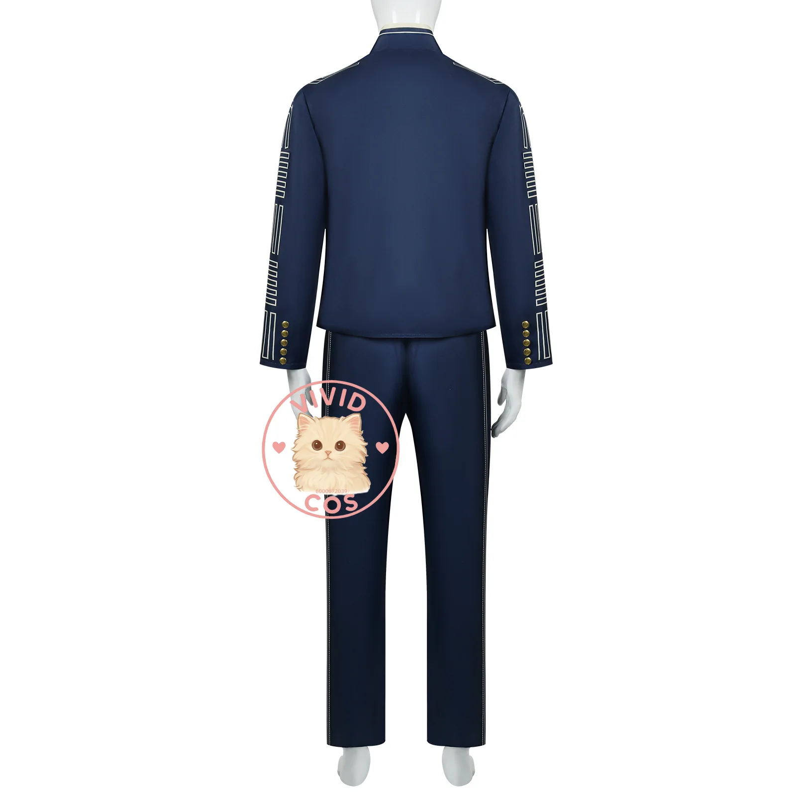 Principe Fiyero Completo Completo Costume Cosplay Anime - Set completo di abbigliamento da uomo con licenza Animazione Abiti slim fit Giochi di ruolo