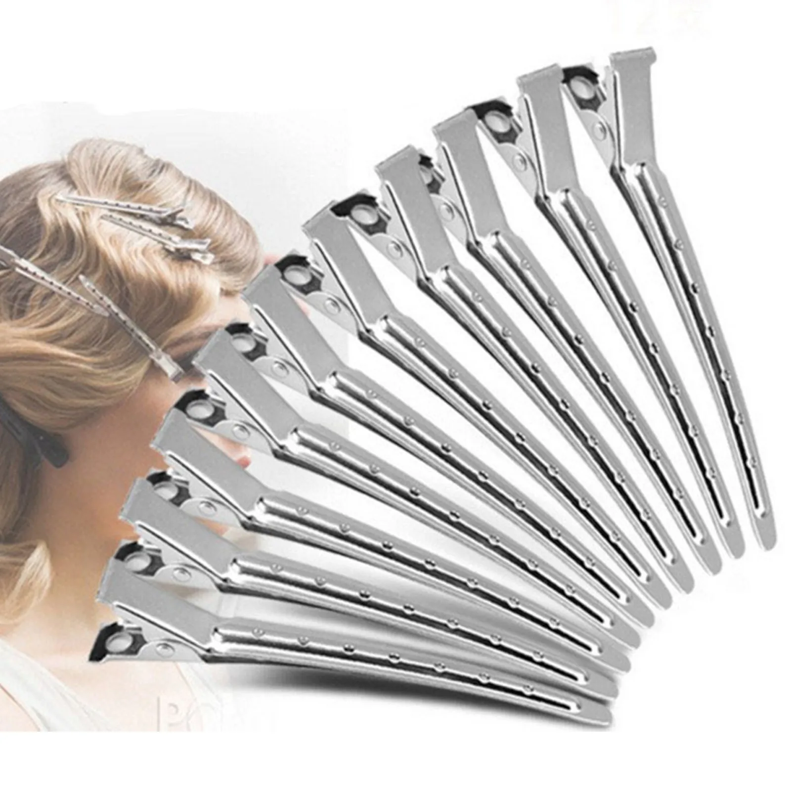 

Non Slip Hair Clips 24 Packs Duck Bill Clips Salon Use Metal Hair Clips For Men Women Barbershop Use Hair Clips Hair Head Clips