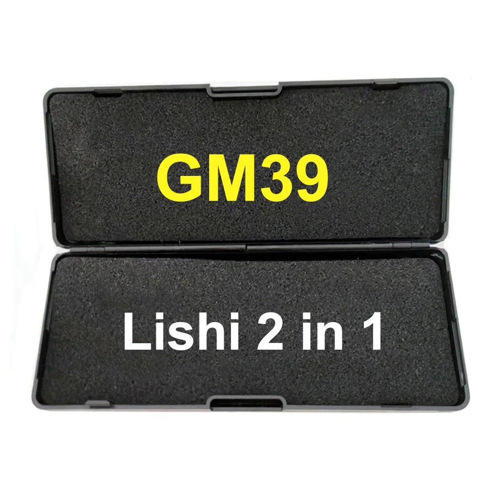 

Lishi 2 в 1 GM39 2-в-1 инструмент Lishi 2-в-1 декодер предназначен для GM и CHEVROLET [Flat 10 Cut]