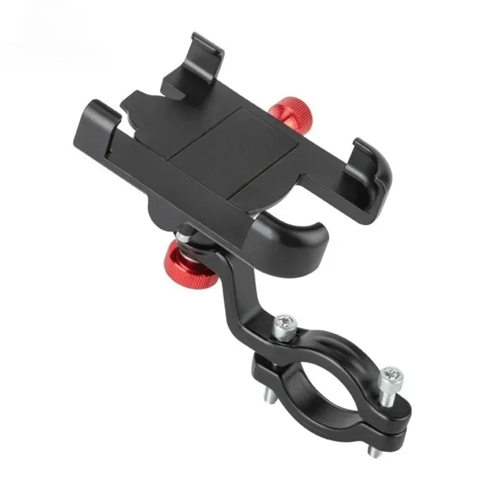 Fahrrad-Handyhalterung aus Legierung, rutschfeste Halterung für Fahrrad- und Motorradlenker, Clip-Ständer für alle Handys
