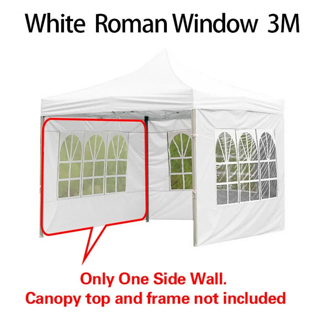 Outdoor Party Canopy Side Wall Waterproof and Weather Resistant for Backyard Gatherings and Events Canopy Top Not