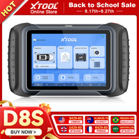 XTOOL D8S Car OBD2 Diagnostic Tool Bidirectional Scanner Topology Map All System Diagnostic ECU Coding 42+ Resets 3 Years Update