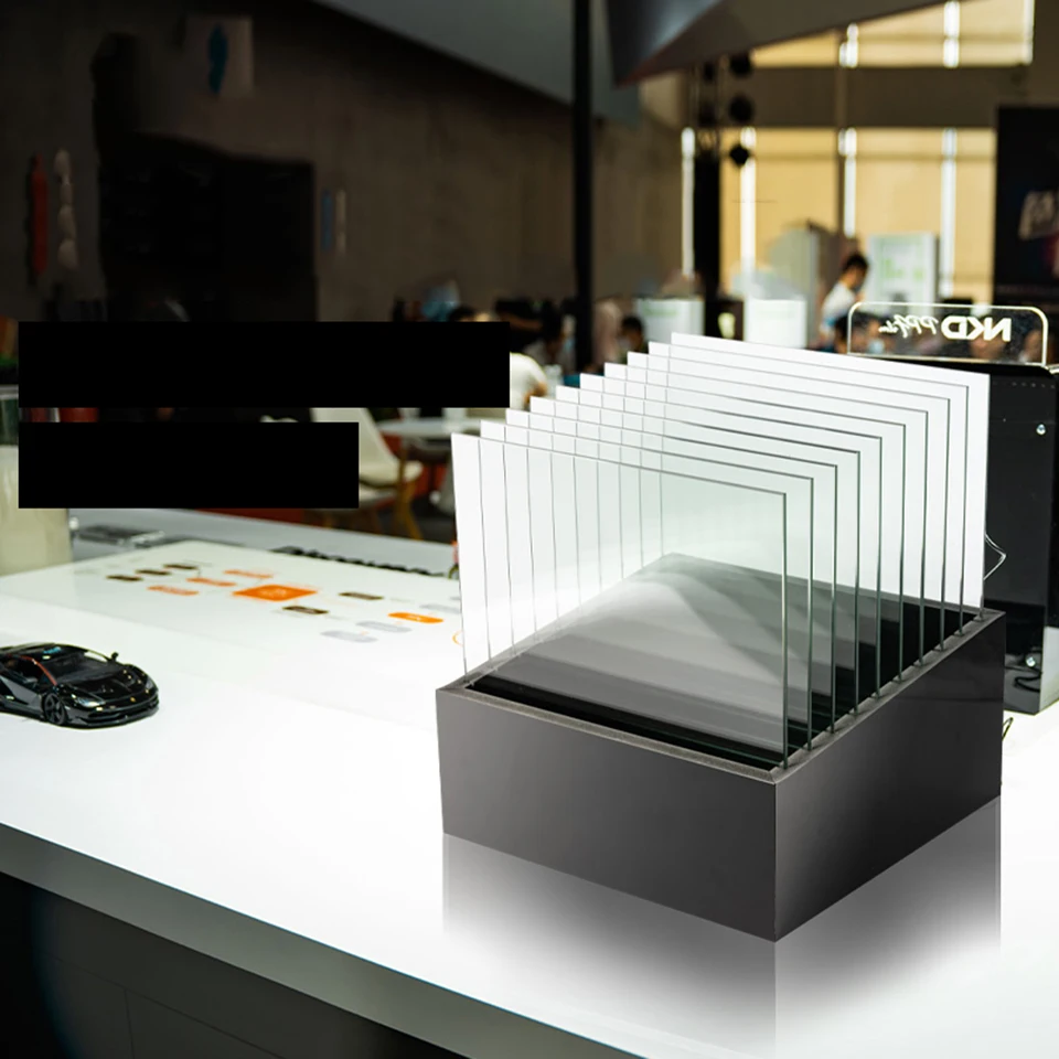 

Подставка для тонировки окон с 10 стеклянными панелями, витрина для магазинов автоматической пленки и керамического покрытия, демонстрационная стойка для изоляционной пленки MO-666A