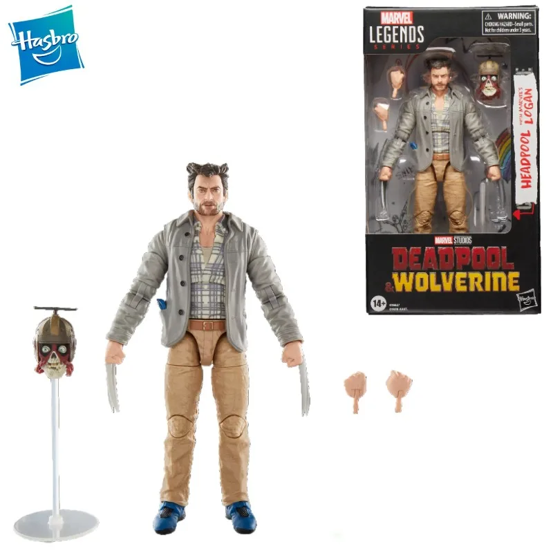 

Новая оригинальная серия Hasbro Marvel Legends Headpool с фигуркой Marvel's Logan, подарочная модель