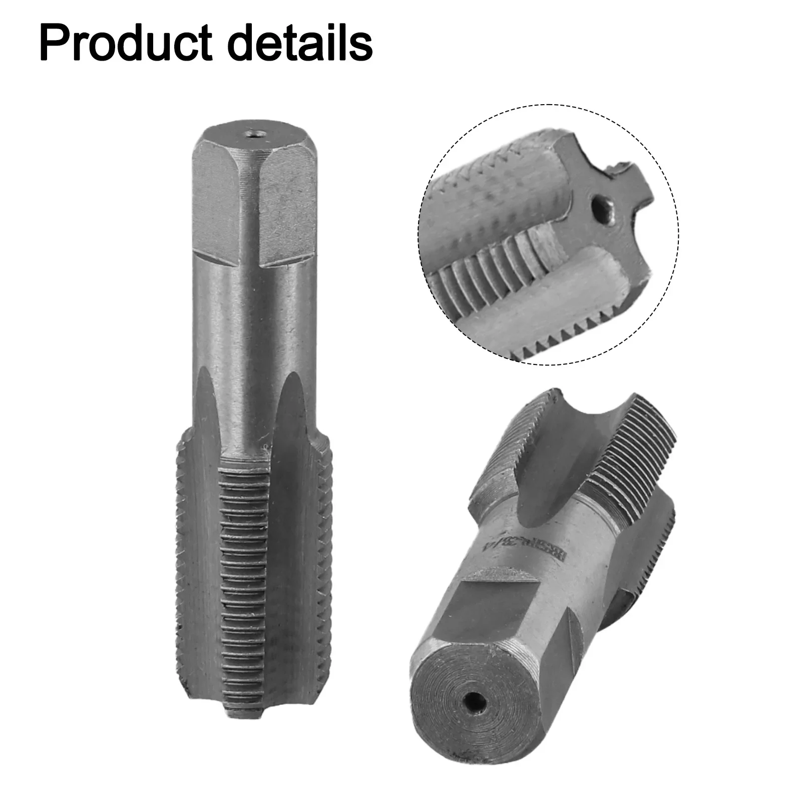 

2PCS Pipe Tap Water Pipe Inner Hole Opener For 1/2/3/4 Inch Thread Repair Tap Plumbing Damaged Water Pipe Tapping Tool