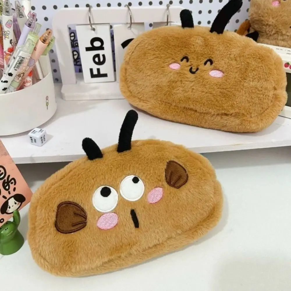 Bee Pencil Case Dirt Resistant Organizer Pen Bag Simple Multi-functional Student Stationery Storage Bag Student Learning