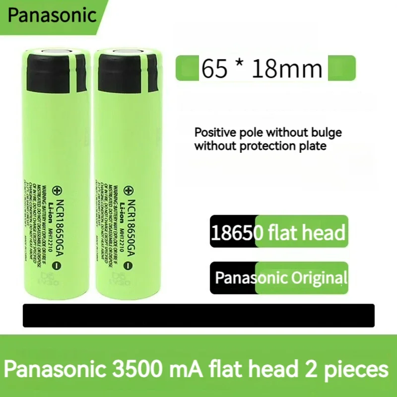 2023 Panasonic Original Lithium Battery Remote Control Rechargeable Lithium Battery NCR18650B 3.7V 3400mAh