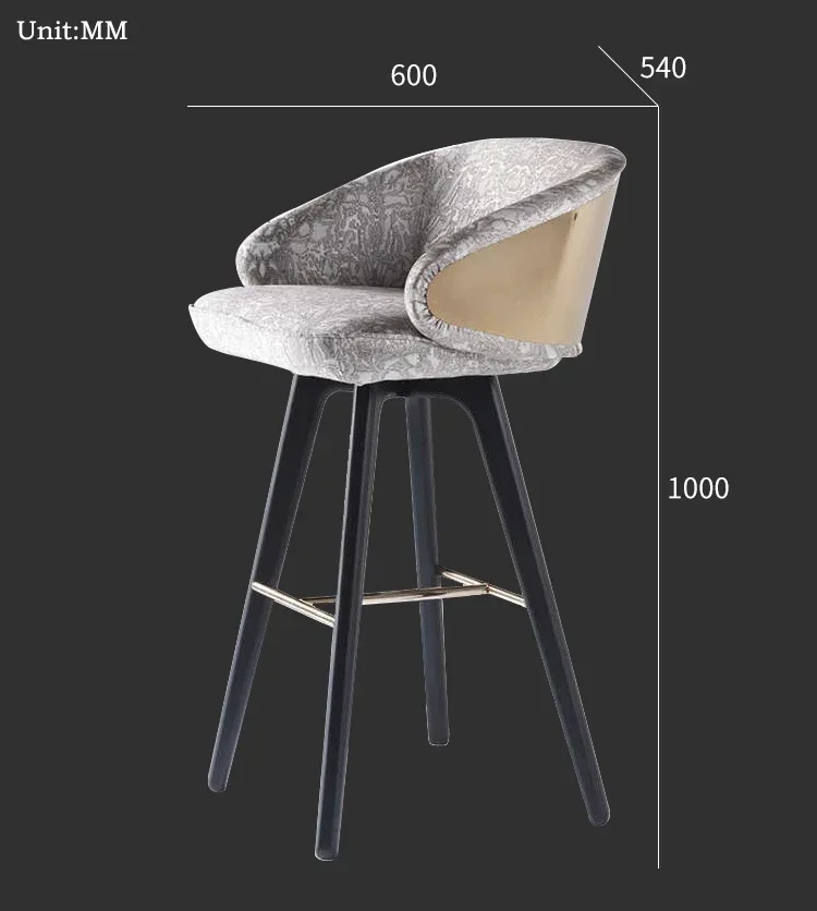 2020 factory custom fashionable modern style wooden metal fabric dining chair with handrail lounge leisure for dining room