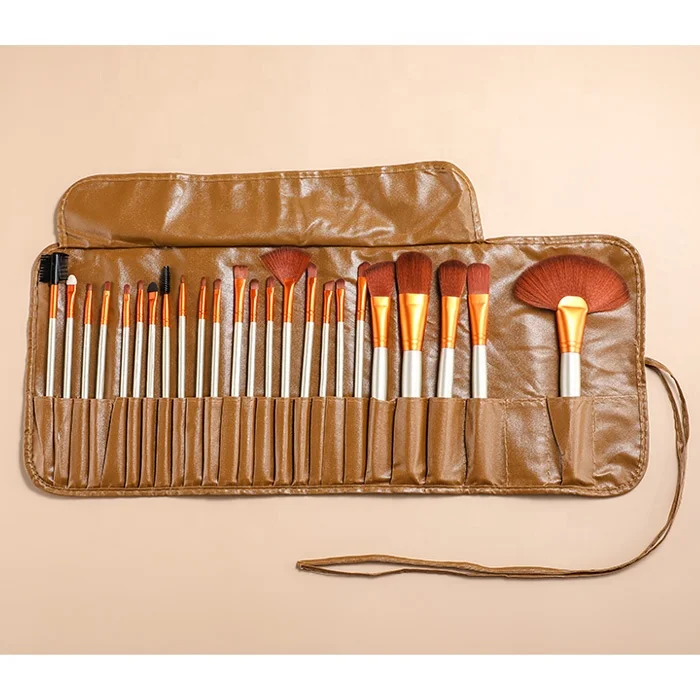 

# Hot Sales Wholesale 24pcs Professional Makeup Brush Wooden Handle Private Label Vegan Personalized Make Up Brushes