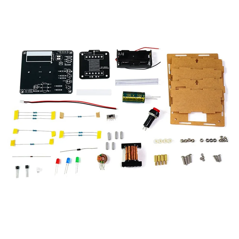 DC 3V Electromagnetic Transmitter DIY Electronic Kit, High-Voltage Electromagnetic Cannon, Mini Voltage Converter Module