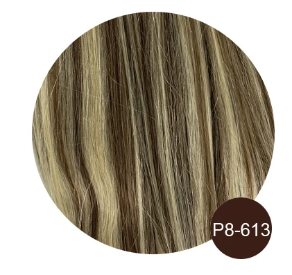 Rechte Tape In Human Hair Extension 20 Stuks 100% Human Remy Hair Extensions Natuurlijke Tapes In Human Fusion Hair Ombre Blonde 613 #