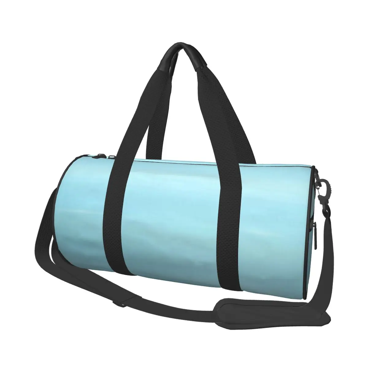 Hot Sale Uranus Light Blue Planetary Surface Texture Travel bag Ferry Trip Large Duffel Bag
