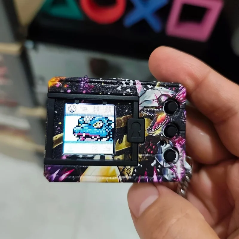 В наличии Bandai Digital Monster Original V-Pet Digimon Color Digivice G 70th Anniversary War Greymon Модель для мальчика, подарок на день рождения, игрушка