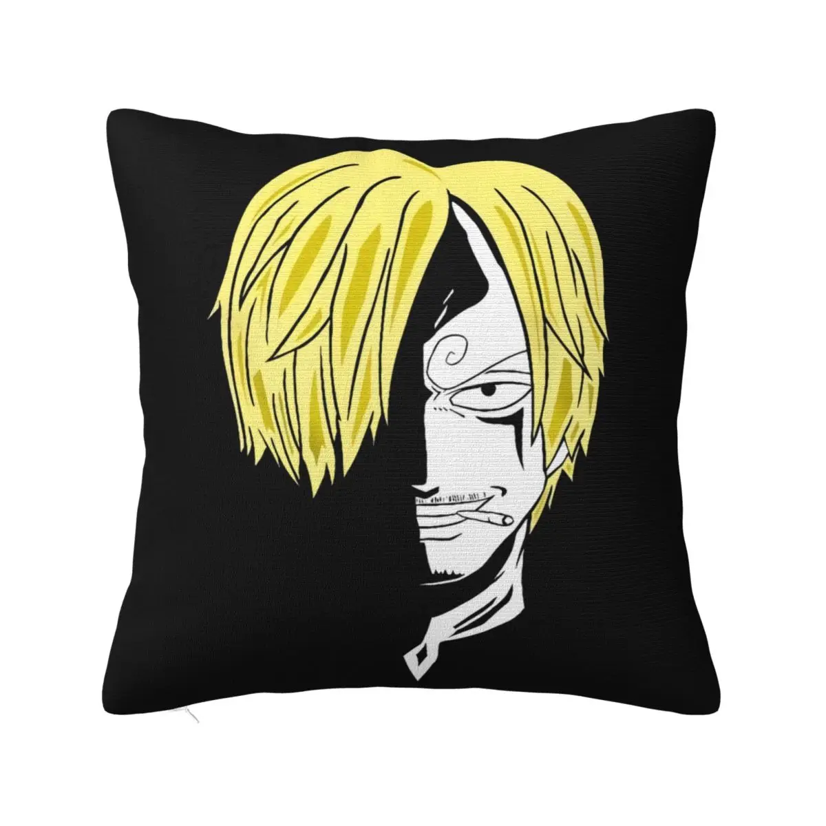 Sanji Pirat Herren T Roshi Piece Manga One Ruffy Samurai Gesicht Anime Fan Leisu Pillow Case