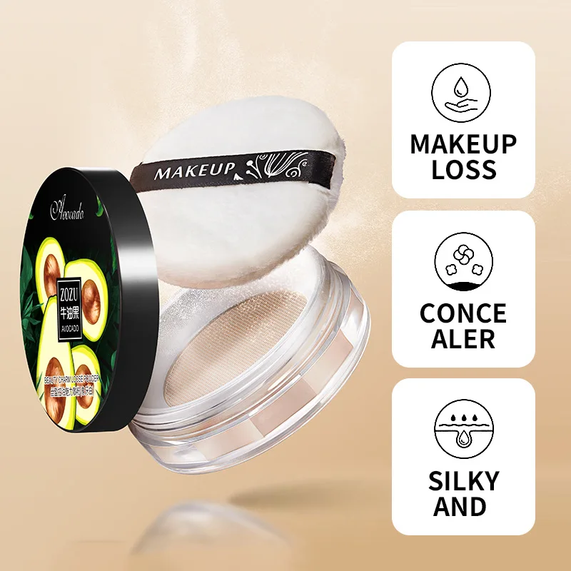 ZOZU Silky Charm Loose Powder Refreshing Moisturizing Powder Contouring Concealer Highlight Setting Powder