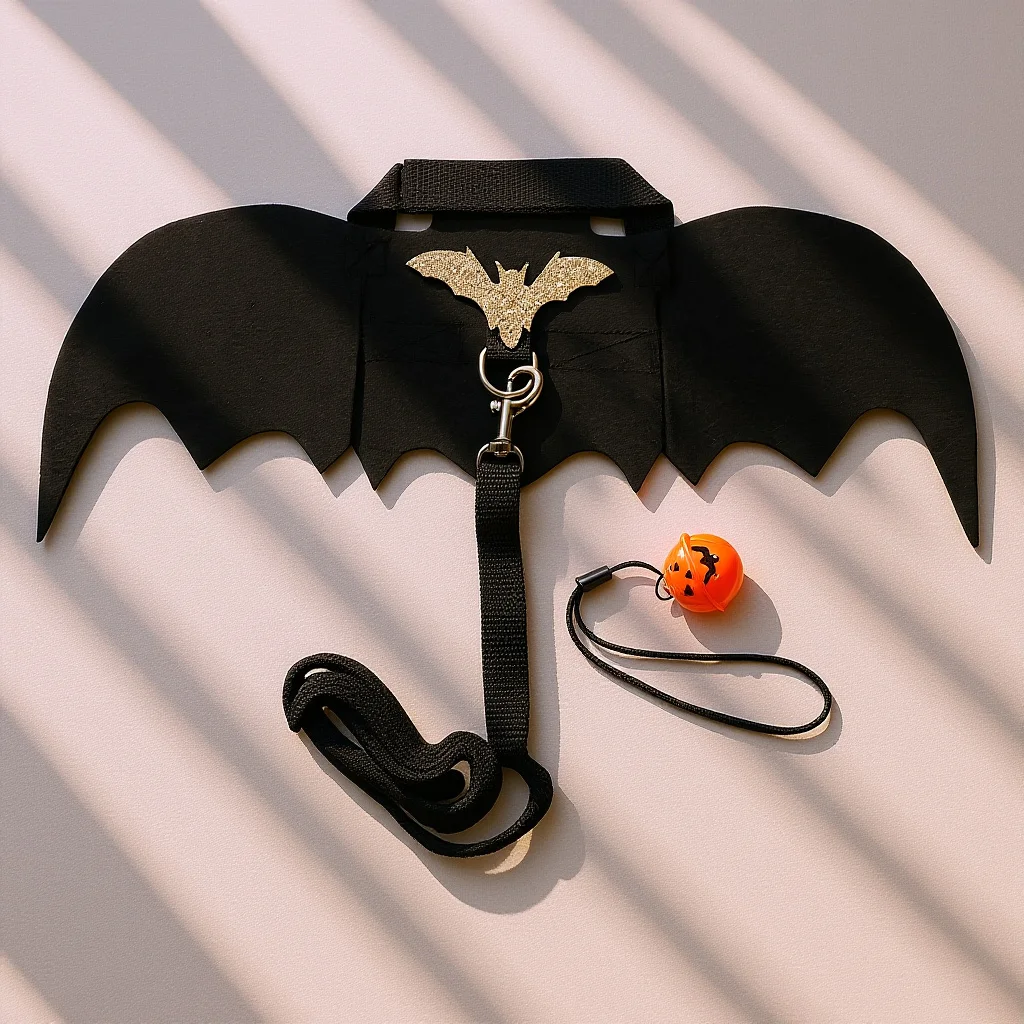 

1 set Bat Wings Pet Costume For Rabbits Halloween Bunny Harness Comfortable Small Pet Wing Accessory Decorative Rabbit Clothes