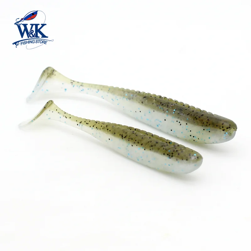 Hot-Sale 3 Inch Vinyl Freshwater Soft Bait for Bass Perch at 7.5 CM 12pcs/Lot PVC Swing Shad Swimbait Shrimp Scent Fishing Lure