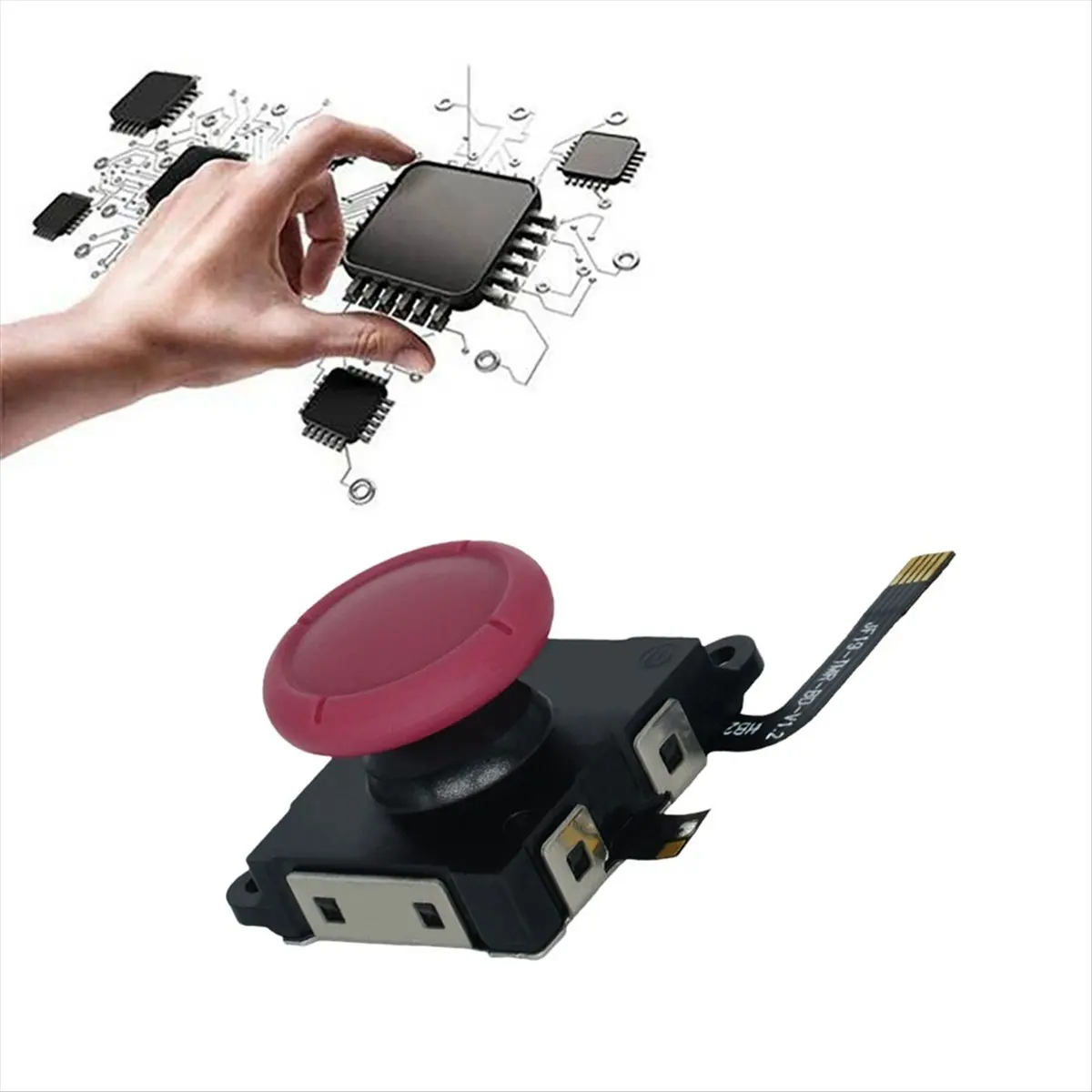 【~ New Y24A】TMR Electromagnetic Joystick for Switch/Lite/OLED Anti-Drift Switch Tunnel Magnetic Resistance Joystick A