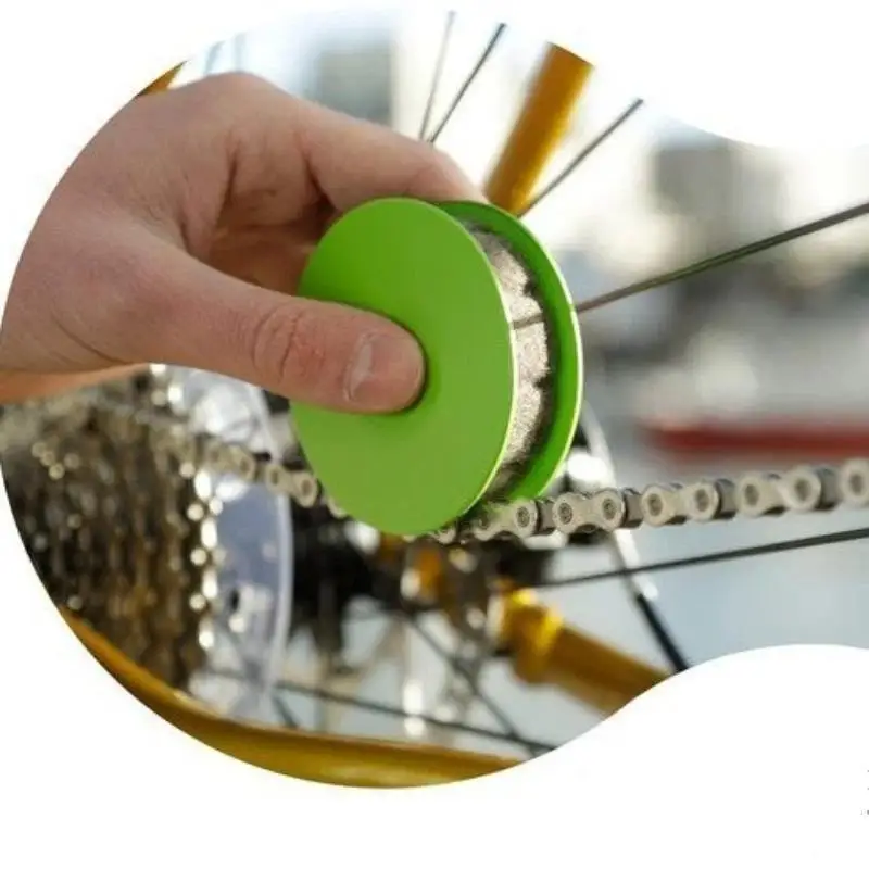 Tragbarer Fahrradkettenöler mit Rollen, Universeller Schmierstoffapplikator, Auslaufsicheres Design für die Wartung von Mountainbikes und Rennrädern – Detail 3