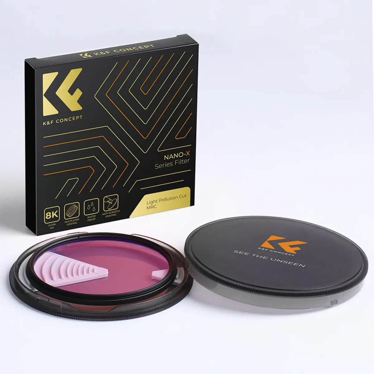 K&F Concept 67mm Natural Night Filter 77mm 82mm Night Scene Multi-coated Light Pollution Cut Filter NANO-X Series 52mm 58mm 72mm