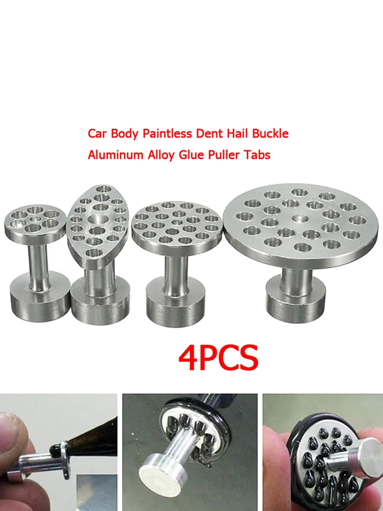 

4pcs Dent Finishing Tools Multifunctional Aluminium Alloy Automotive Depression Repair Device Wear-resistant Accessories