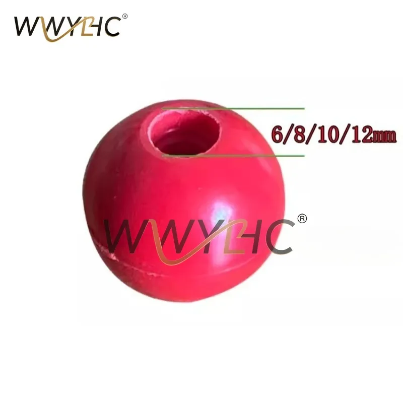 Glue Wood Ball M6 M8 M10 M12 Lathe Machine Handwheel Handle Rocker Arm Drilling Hand Claw Operating Rod