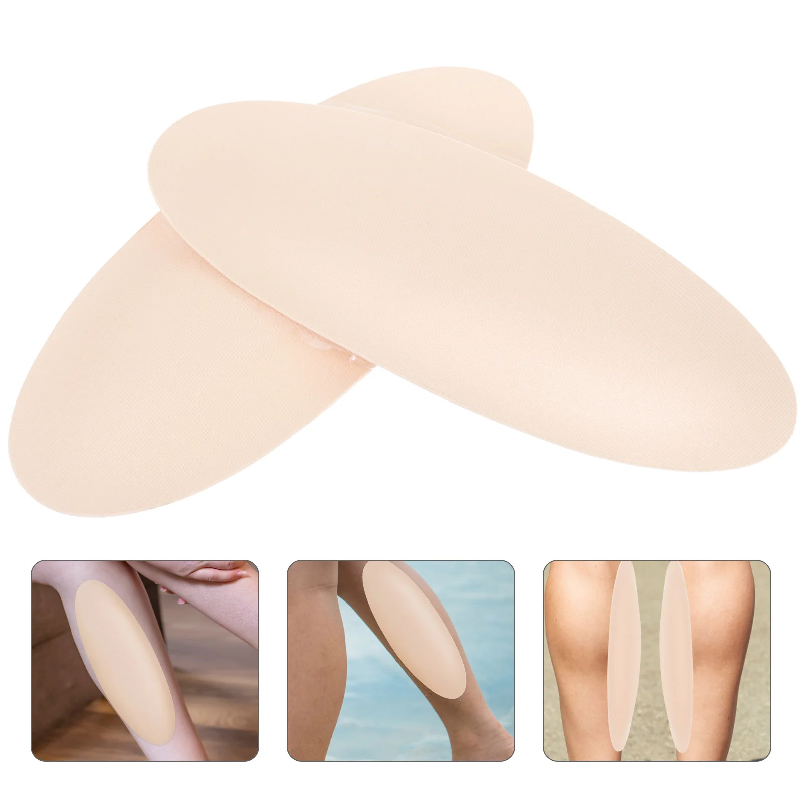 Silicone Orthotic Leg Pads Adhesive Calf Corrector Women Protective Soft Crooked