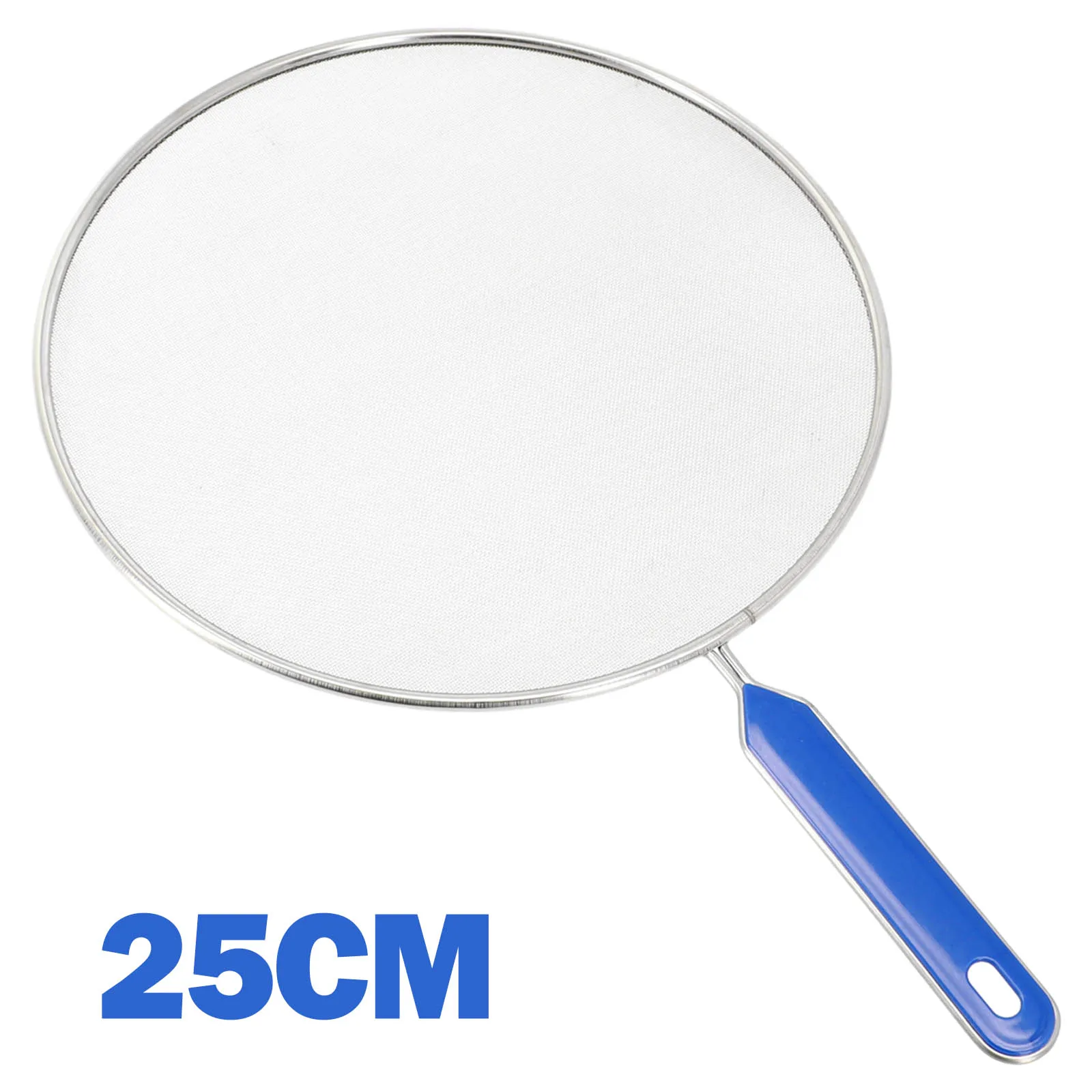 Cooking Tool Kitchen Gadget Guard Oil Net Stainless Steel Kitchen Cooking Frying Splash Cover Pan Screen 21cm 25cm