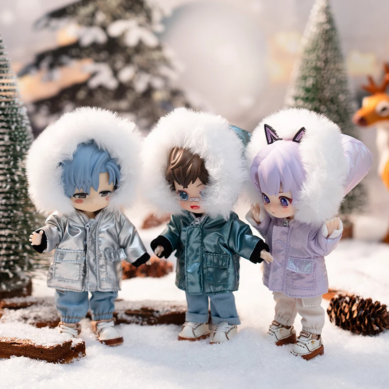 OB11 doll clothes Molly down jacket cotton jacket hooded jacket 12 points A Si 2.0 fairy body BJD GSC vegetarian body