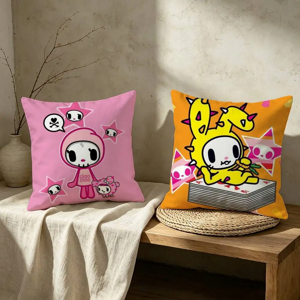 B-Beautiful T-Tokidoki-S Pillow Case for Sofa Living Room Home office Decor Protective Cover