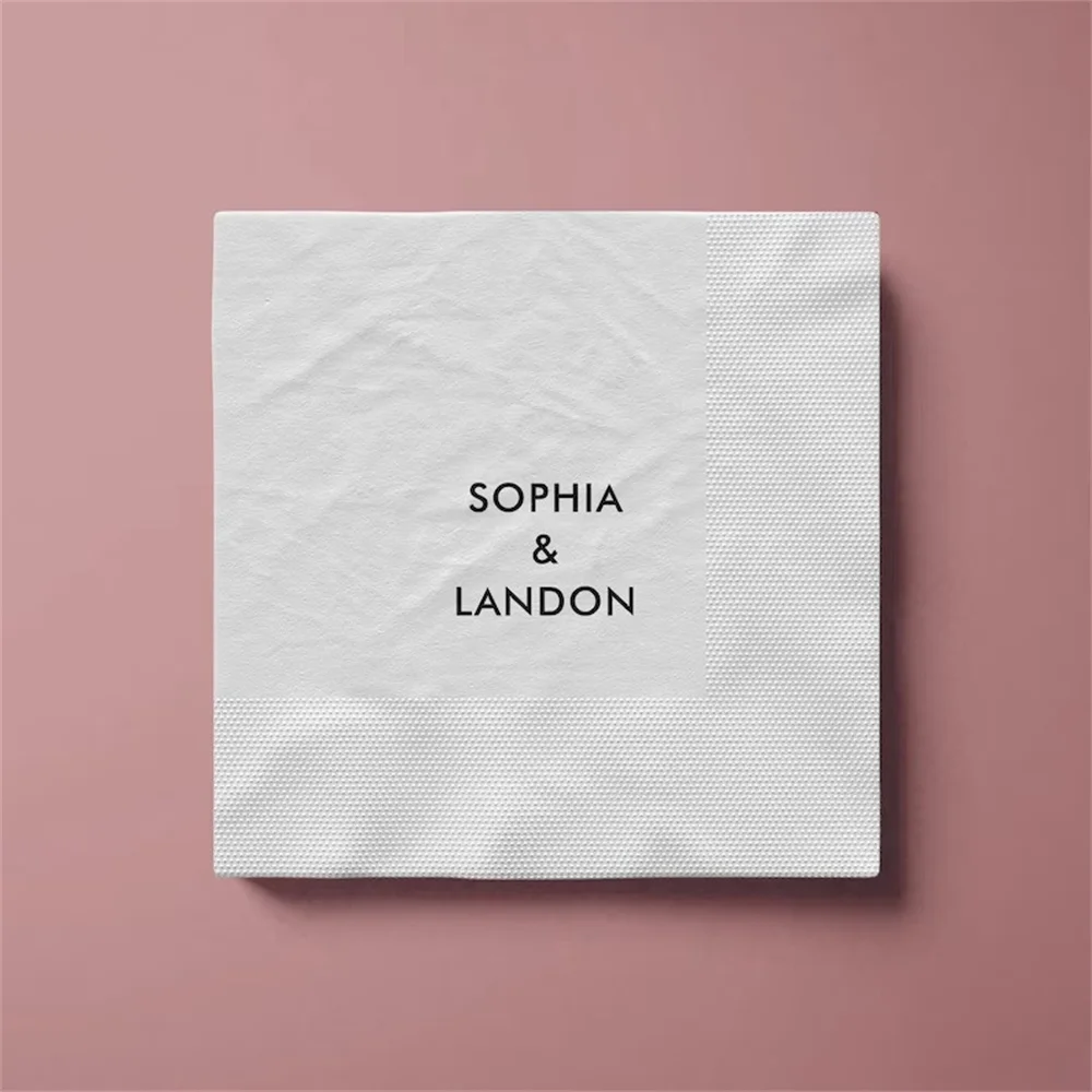 

50PCS Custom Napkins, Personalized Napkin, custom cocktail, wedding napkins, Birthday Napkin, Event Favours, Party Napkin, Lunch