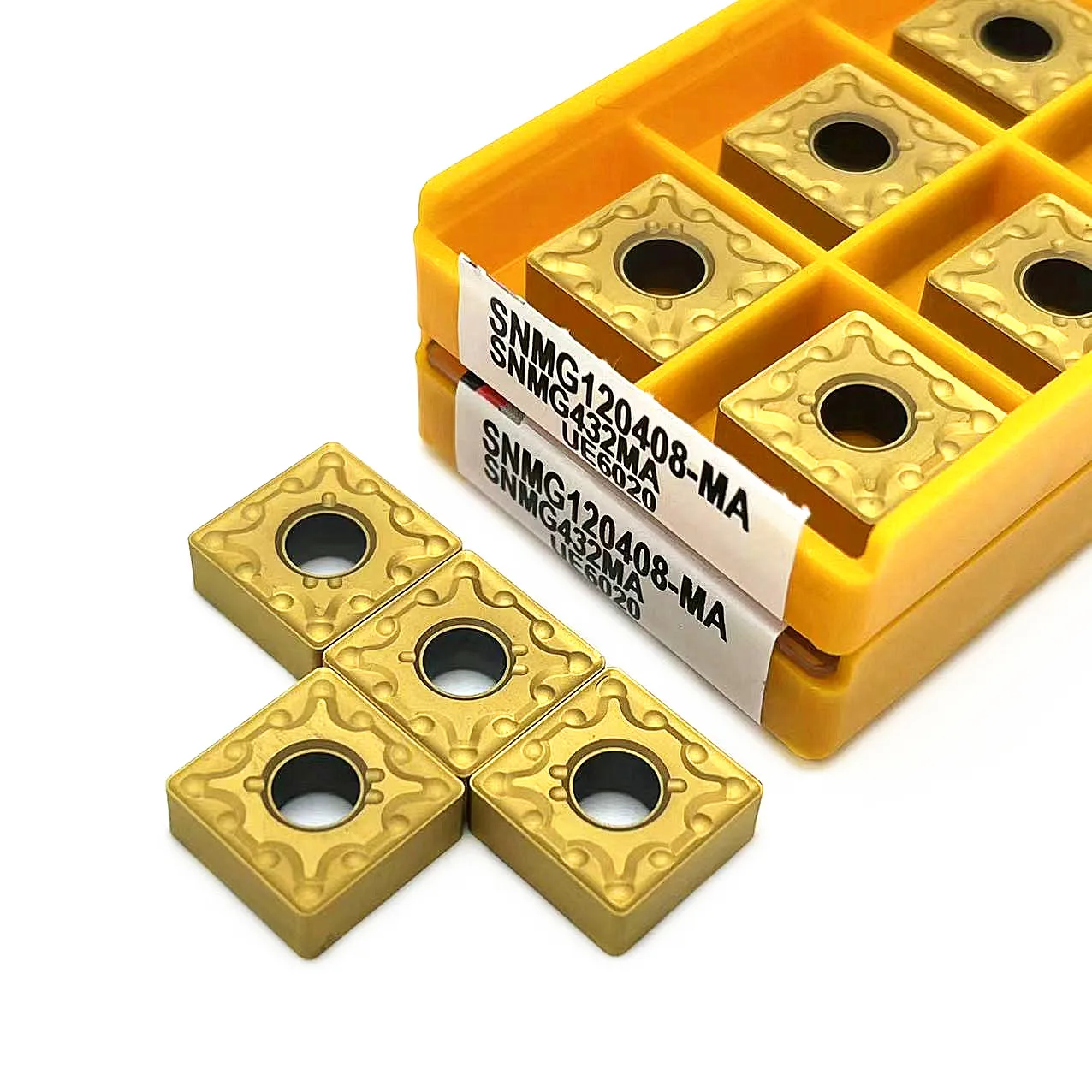 เครื่องมือ mesin bubut CNC กลึงโลหะรูปทรงกระบอก US735 UE6020คาร์ไบด์แทรก SNMG120404 SNMG120408 Ma VP15TF เครื่องมือตัด120408 120404