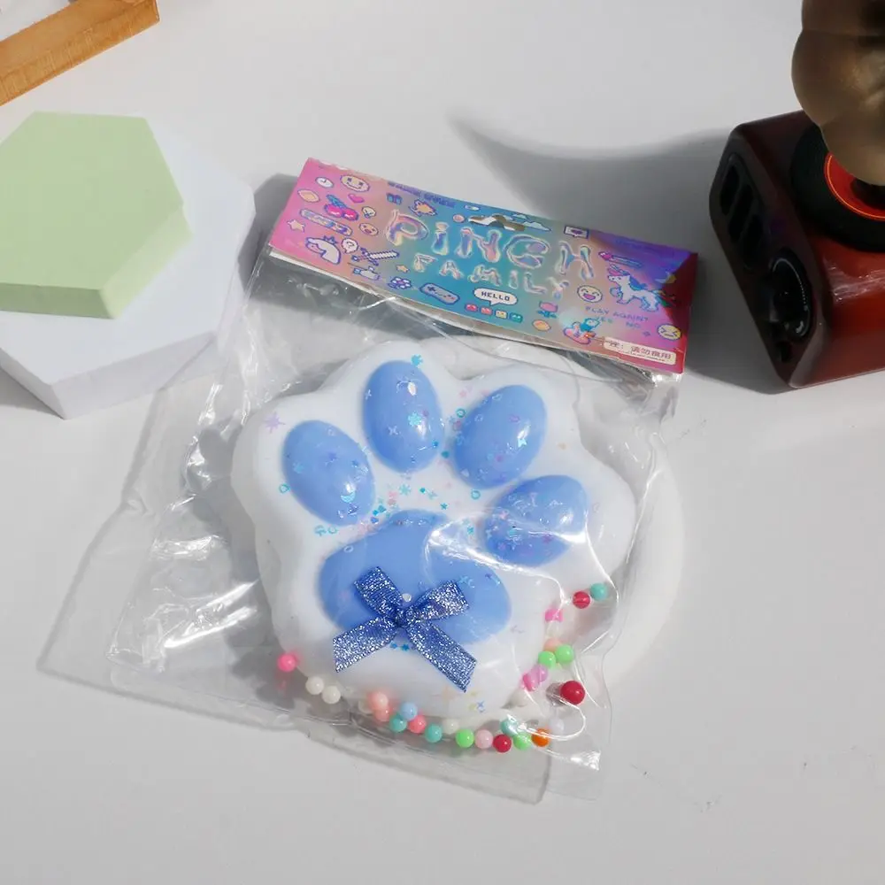 ตลก Super ขนาดใหญ่ Cat Paw Squeeze ของเล่นซิลิโคนการ์ตูน Fidget ของเล่นนวด Handmade Cat Paw Pinch ของเล่น Jokes