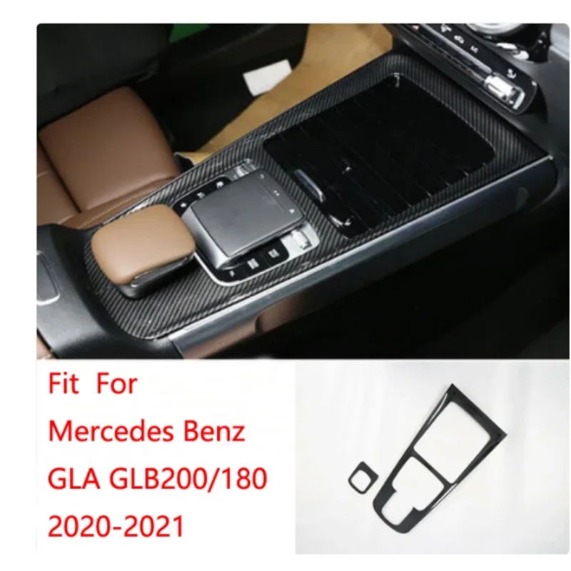 

ABS Chrome Gear Shift Knob Sticker Panel Frame Protector Cover Trim For Mercedes Benz GLA 2020-2021 Car Styling Accessori