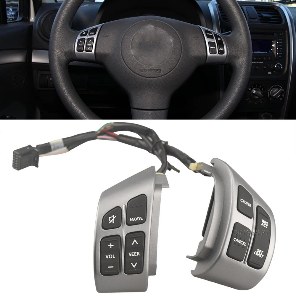 

Cruise Control Switch For Suzuki Big Dipper X5 2012 2013 2015 2016 1.4L AMT Steering Wheel Button For Suzuki SX4 2.0 2010 - 2013