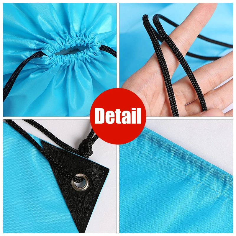 Mickey Minnie Mouse Double Drawstring Pocket Xmas Cute Cartoon Clothes Storage Waterproof Nylon Bag Fashion Christmas Tote Bags